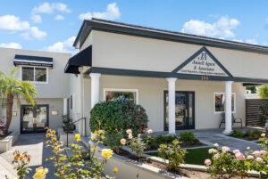 Company History: Office Building, Driveway View