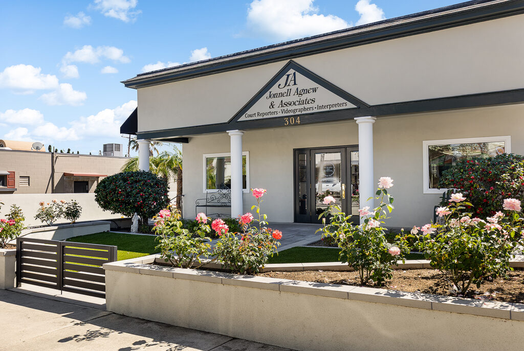 Company History: Office Building Front Entrance in Sierra Madre, California